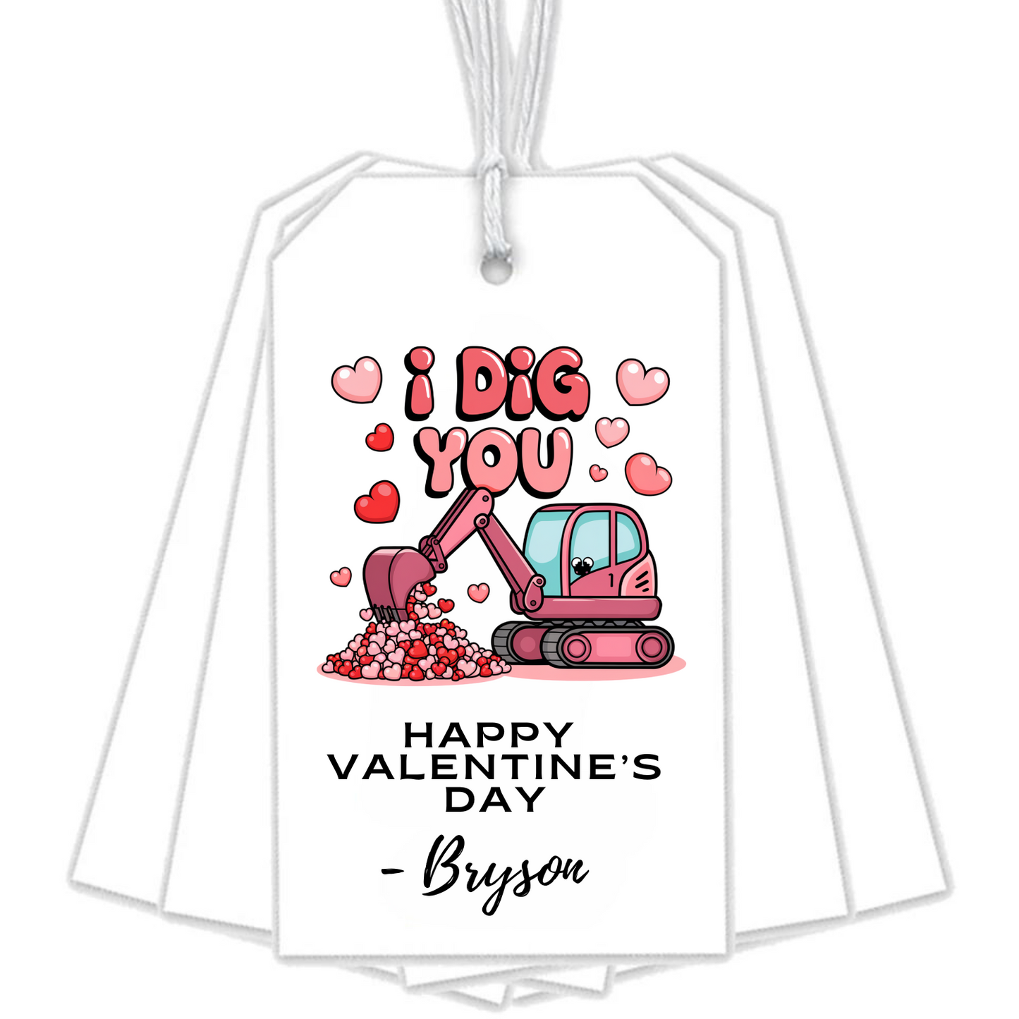 I DIG YOU GIFT TAGS