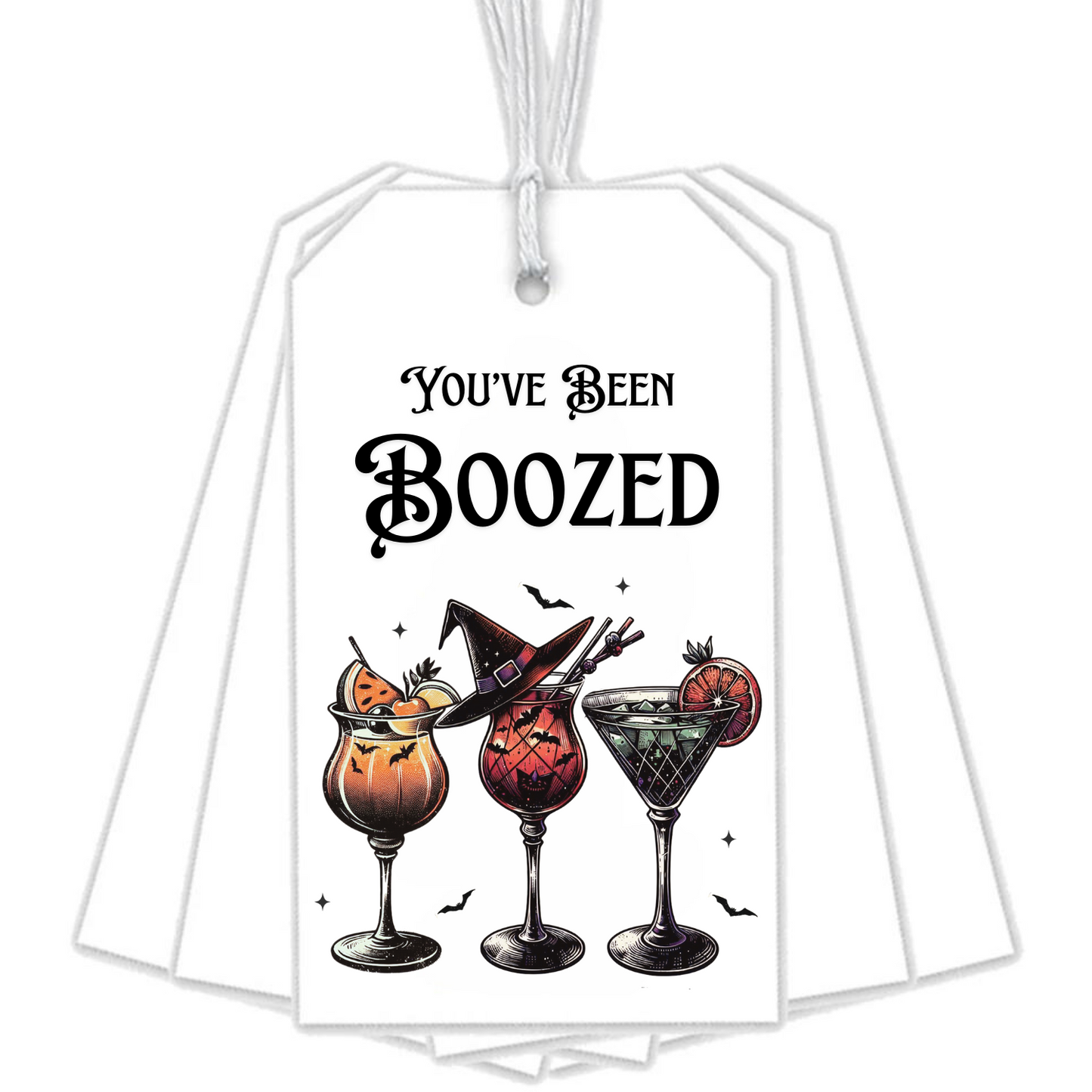 YOU'VE BEEN BOOZED GIFT TAGS