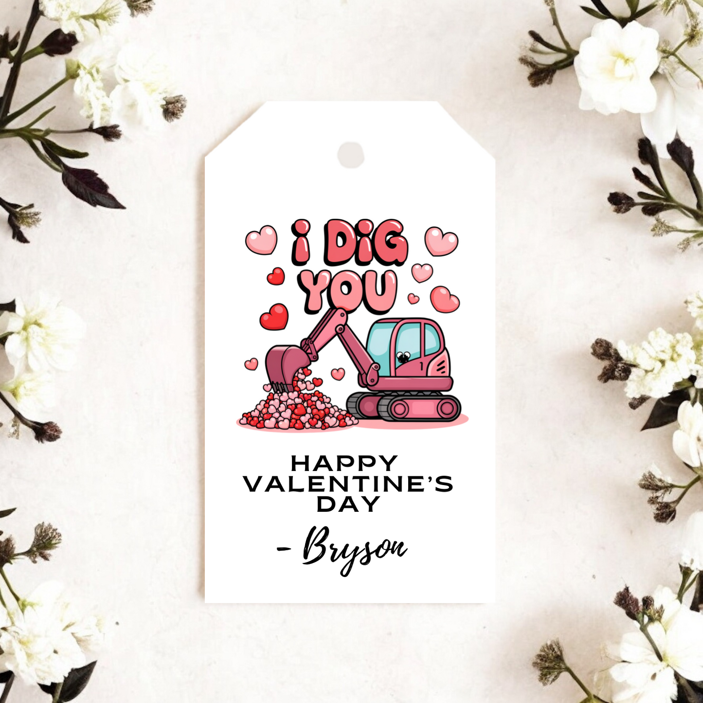 I DIG YOU GIFT TAGS