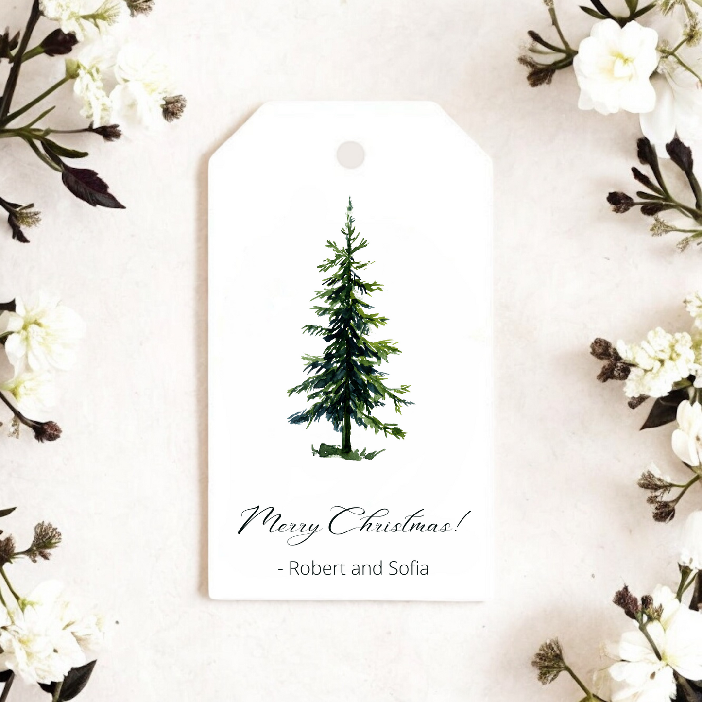 CHRISTMAS TREE GIFT TAGS