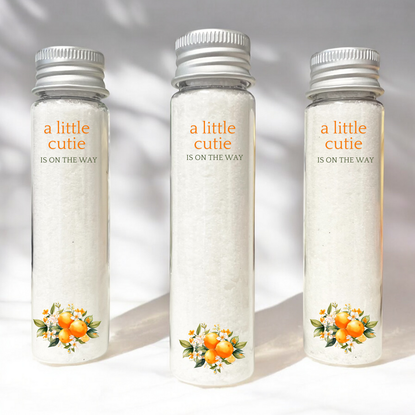 A LITTLE CUTIE BATH SALT FAVORS