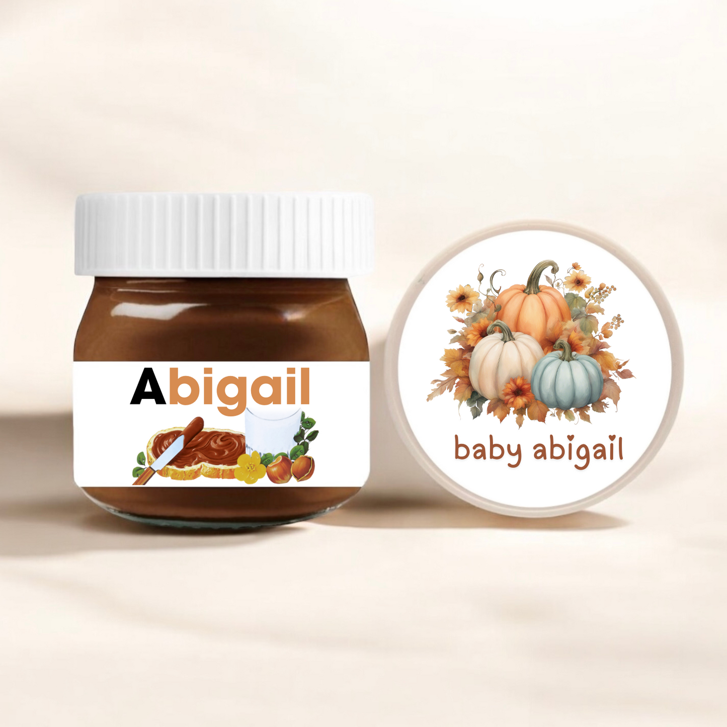 FALL PUMPKIN MINI NUTELLA