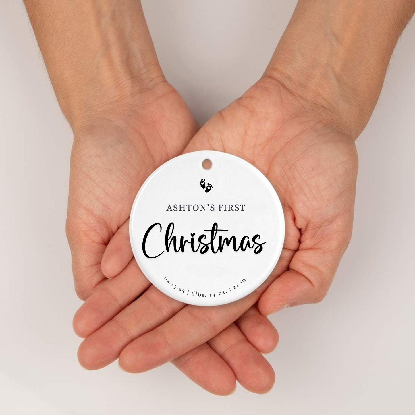 BABY'S FIRST CHRISTMAS ORNAMENT