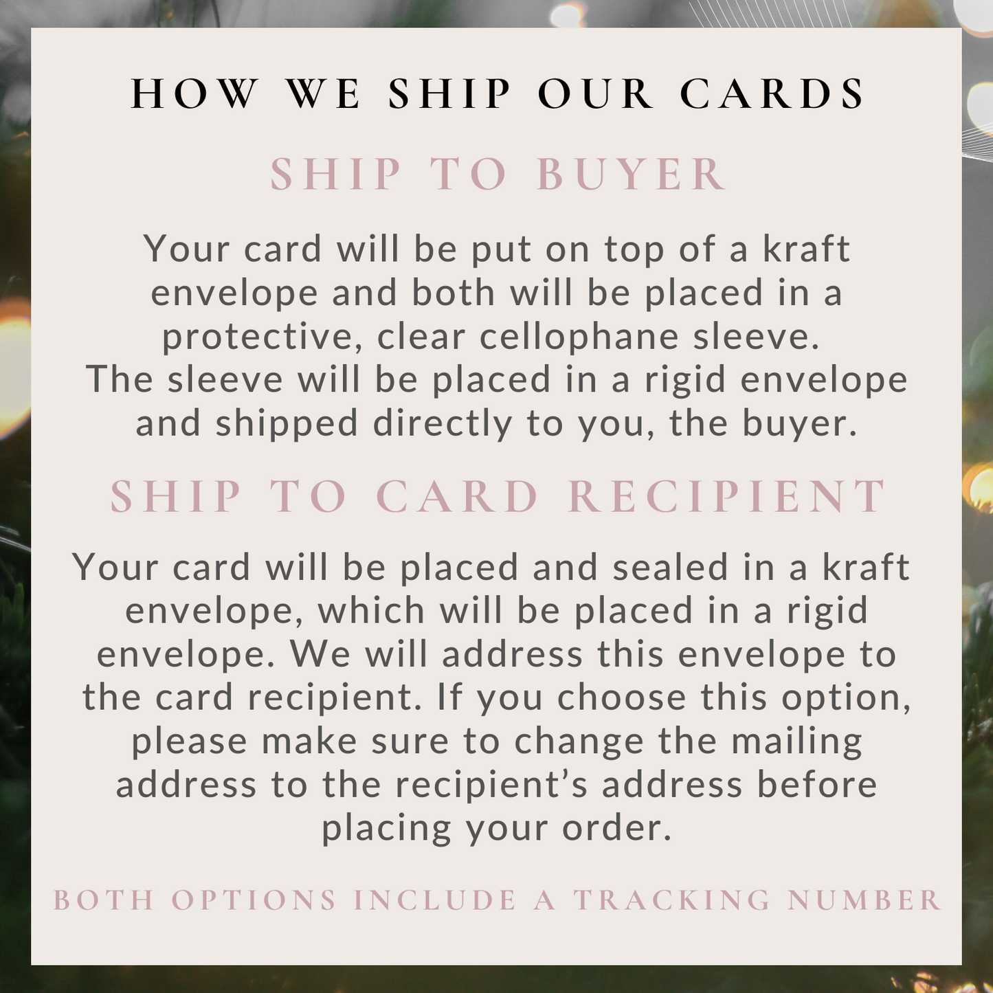 JUST A LITTLE NOTE CARD