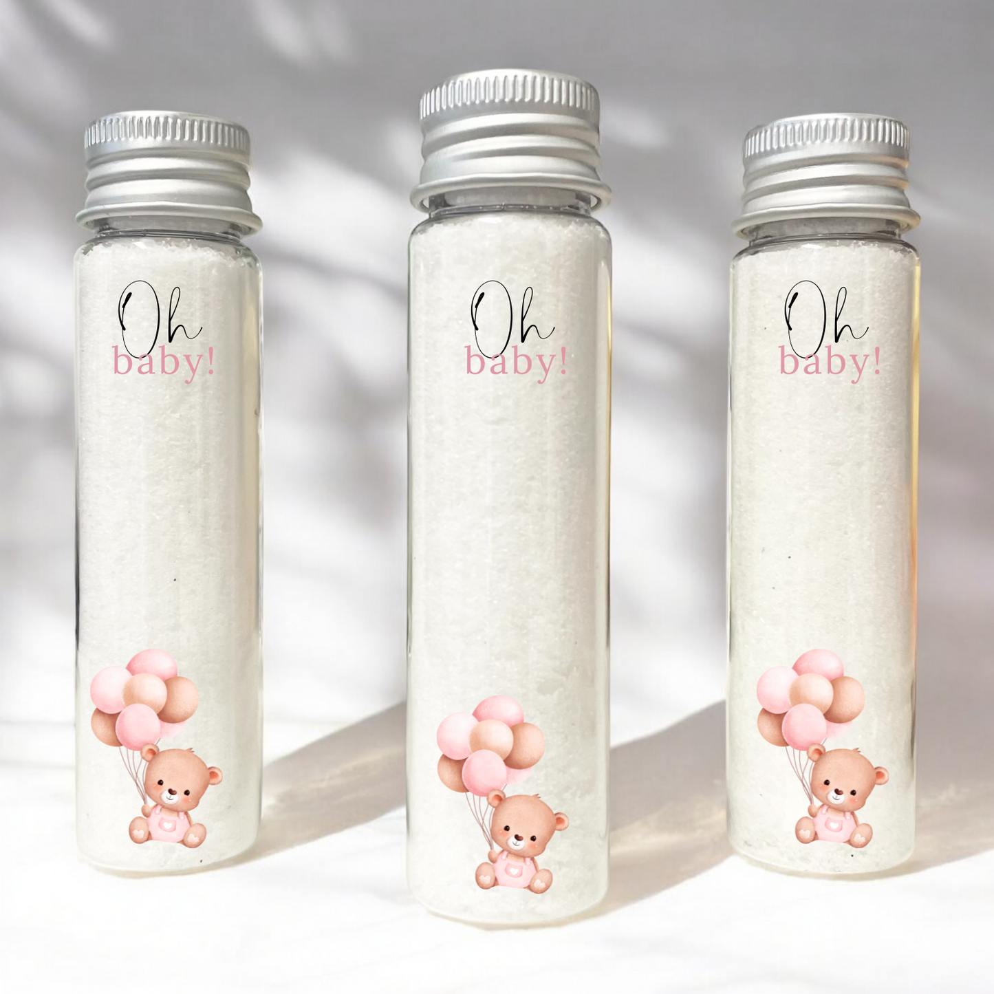 PINK OH BABY BATH SALT FAVORS