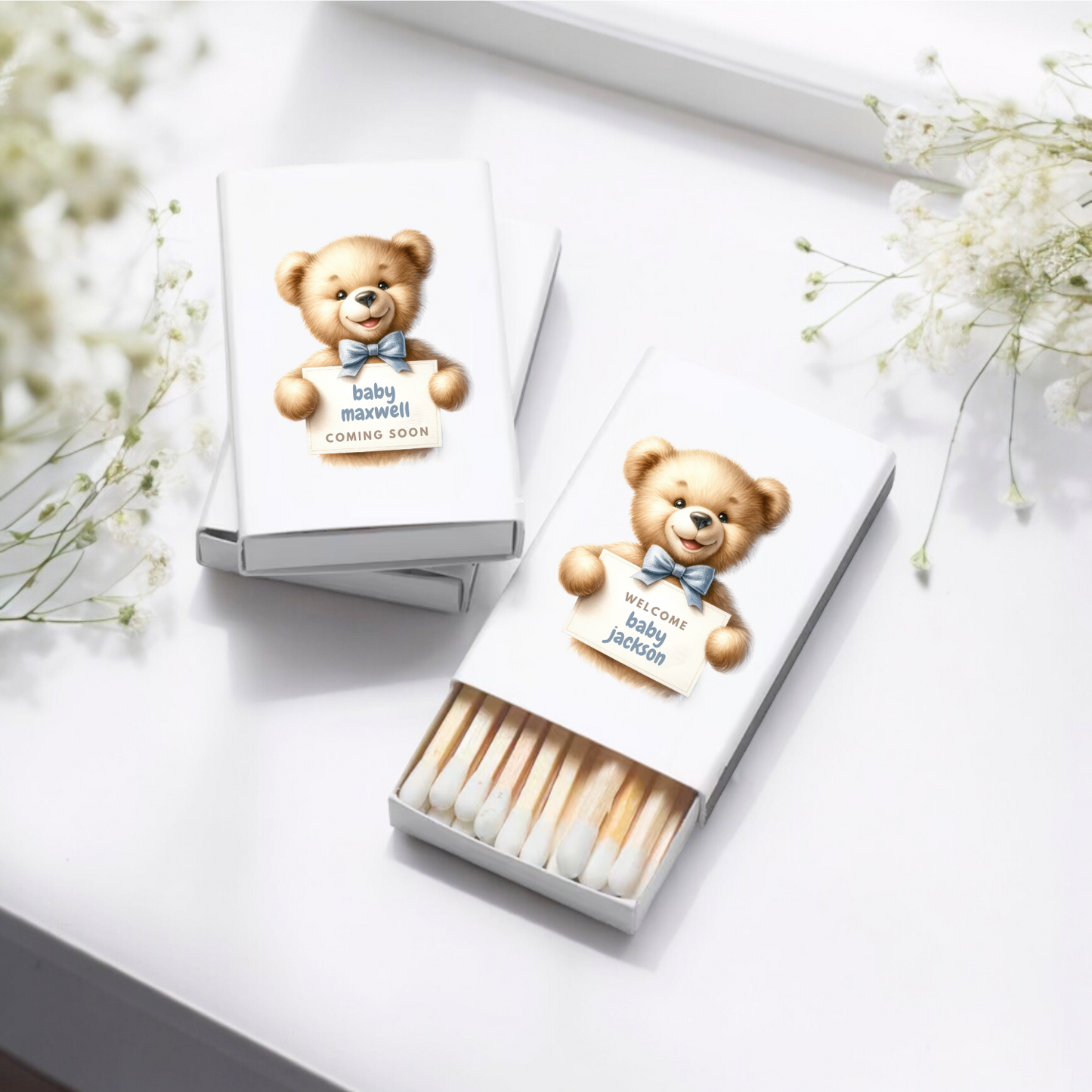 BLUE TEDDY BEAR MATCHES