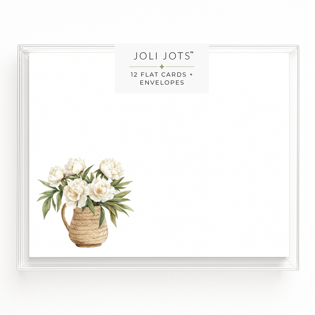 BOHO FLOWERS NOTE CARDS