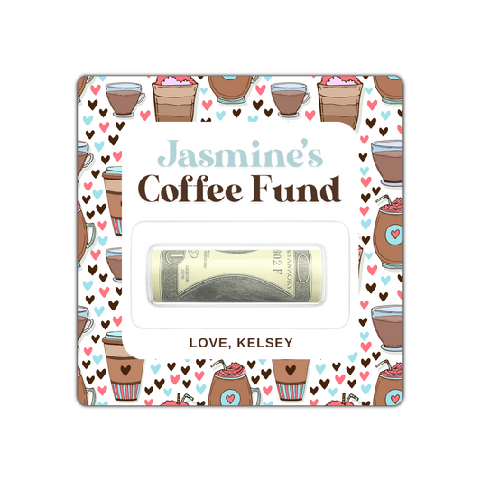 COFFEE MONEY CARD HOLDER