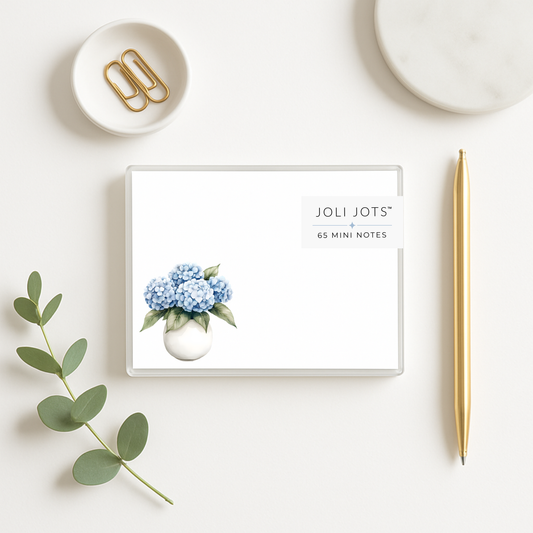 BLUE HYDRANGEA MINI NOTES - JOLI JOTS™