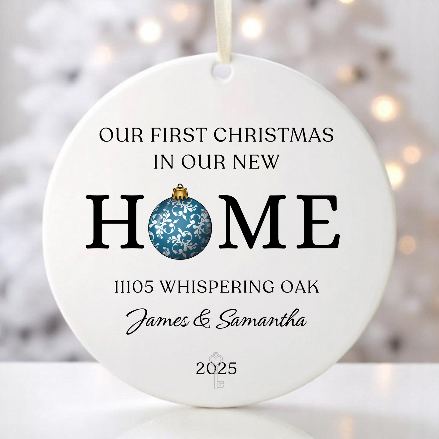 FIRST CHRISTMAS NEW HOME ORNAMENT