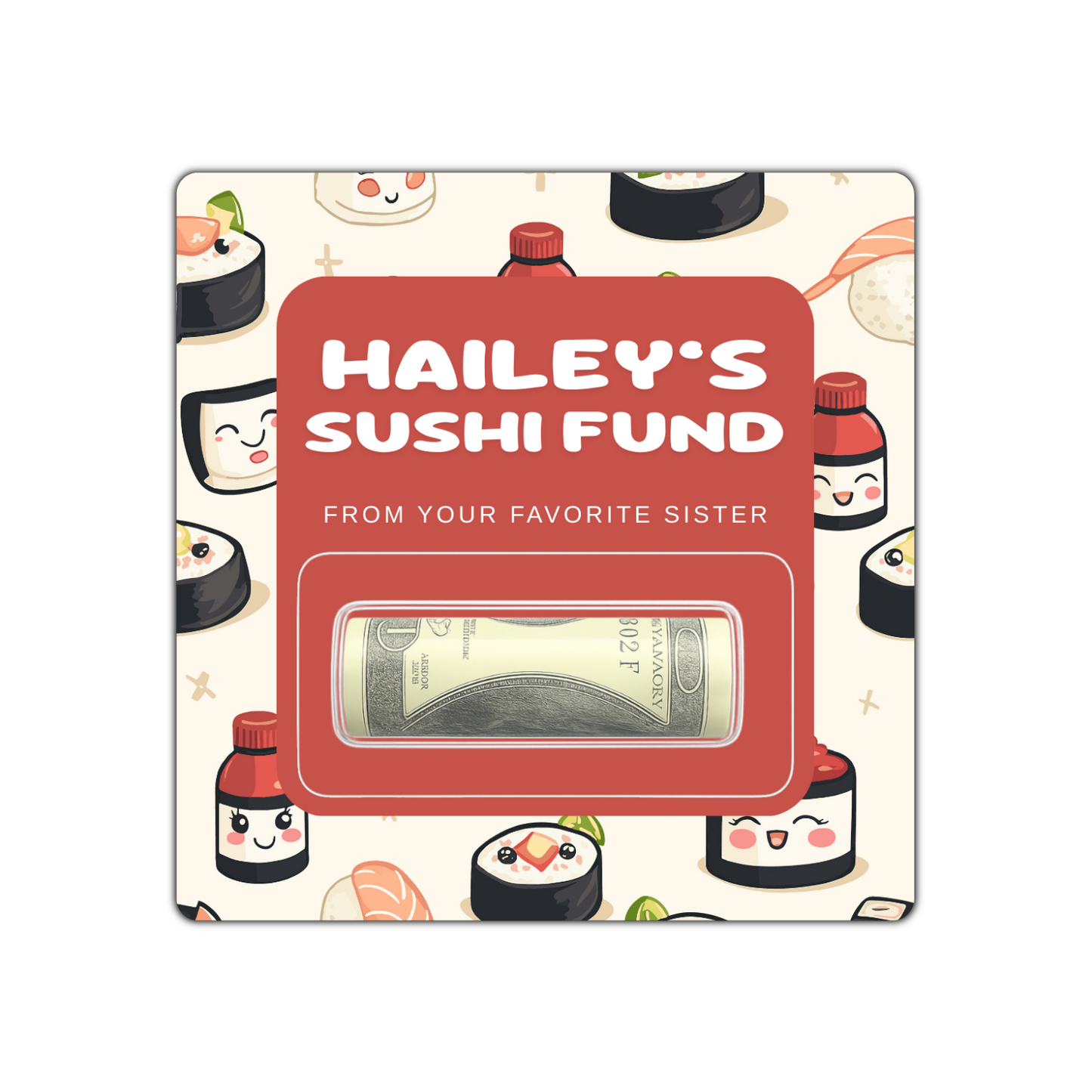 SUSHI MONEY CARD HOLDER