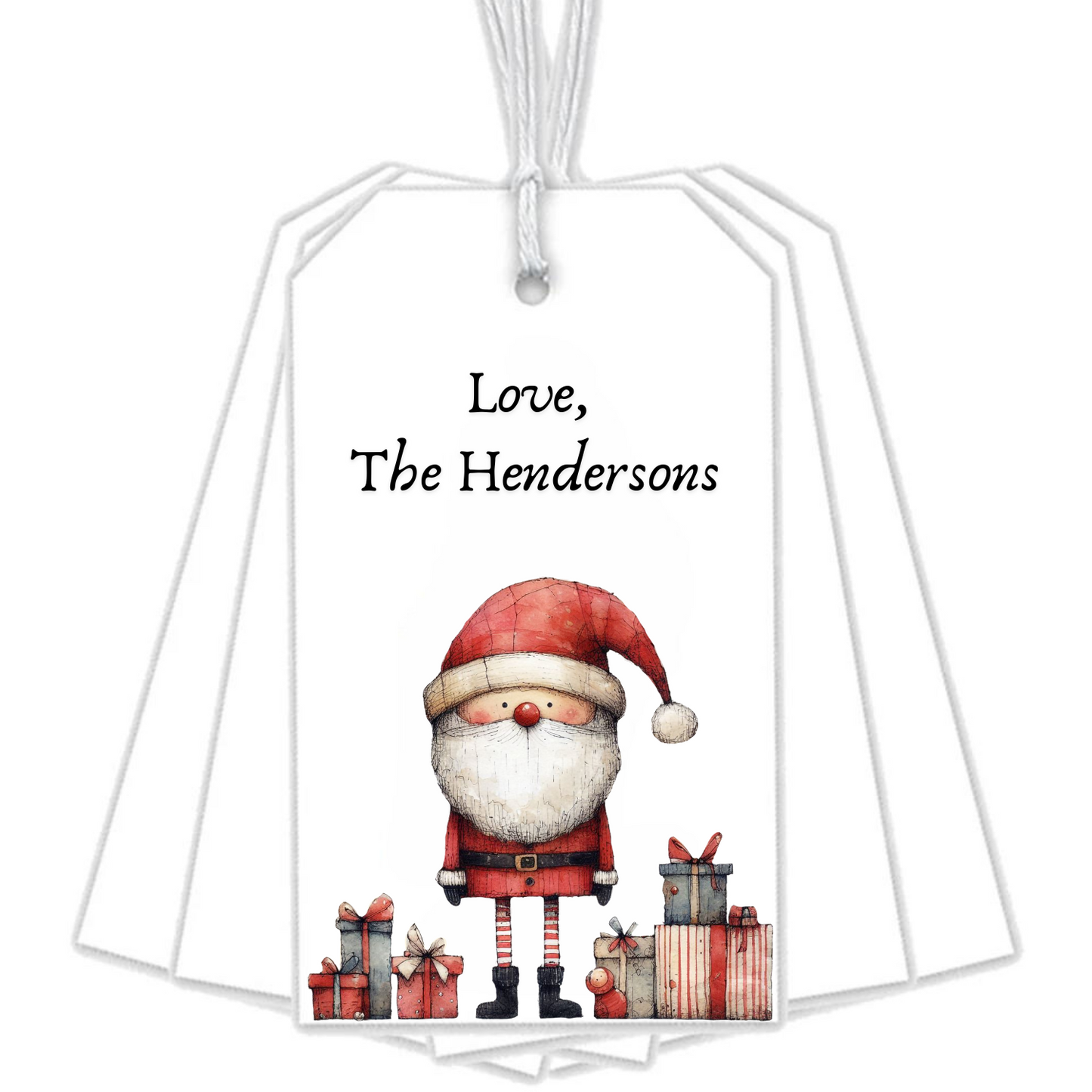 SANTA GIFT TAGS