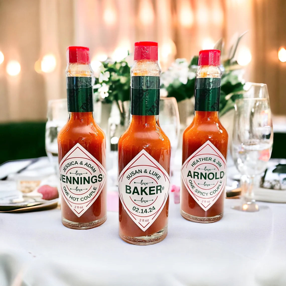 WEDDING HOT SAUCE FAVORS