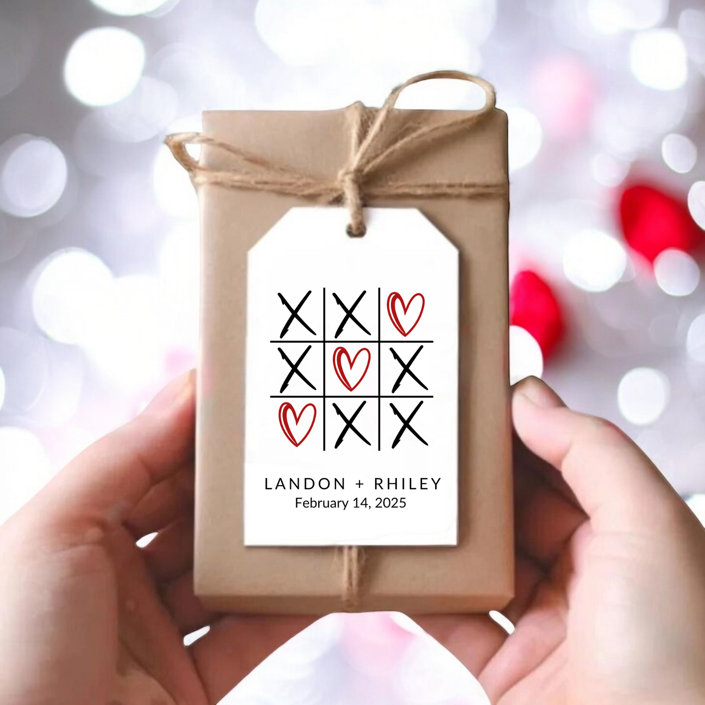 XOXO COUPLES GIFT TAGS