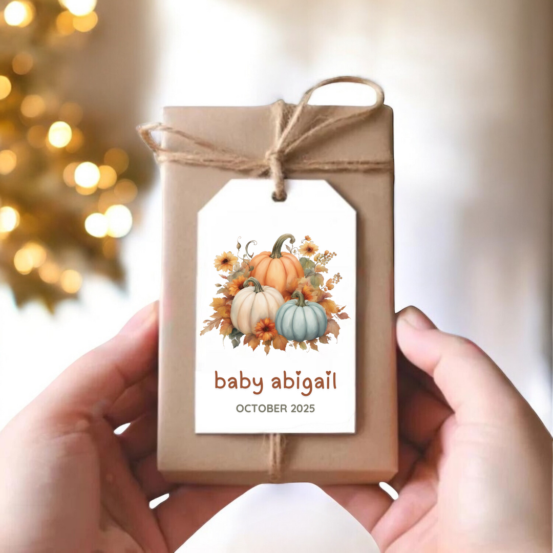 A LITTLE PUMPKIN GIFT TAGS