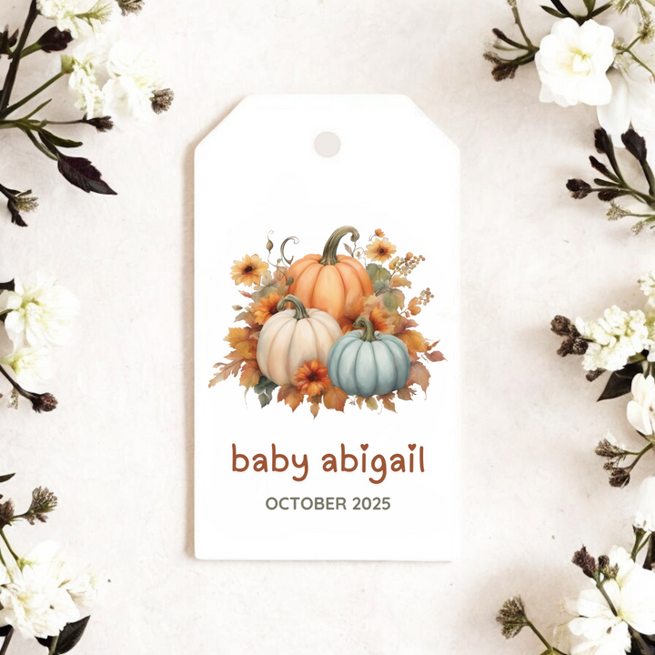 A LITTLE PUMPKIN GIFT TAGS