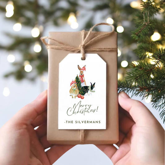 BUNNY RABBIT GIFT TAGS