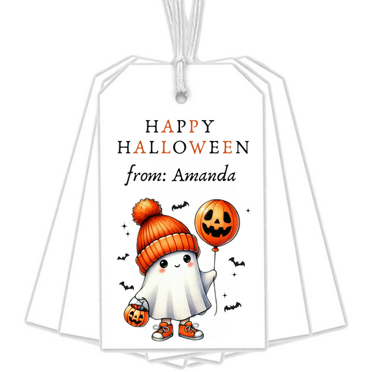 HALLOWEEN GHOST GIFT TAGS