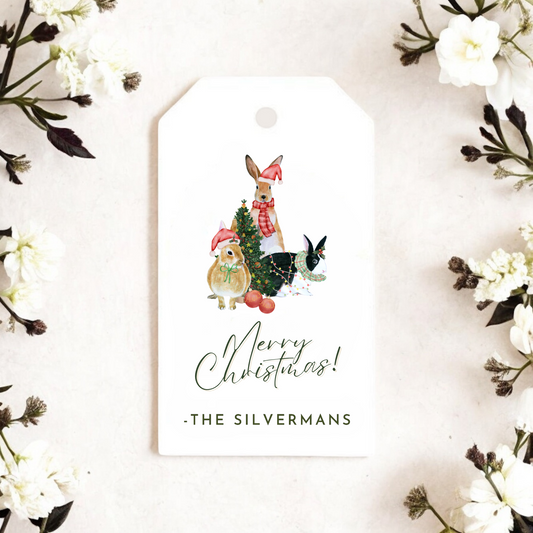 BUNNY RABBIT GIFT TAGS