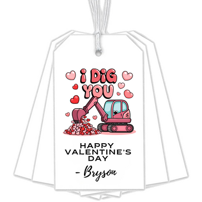 I DIG YOU GIFT TAGS