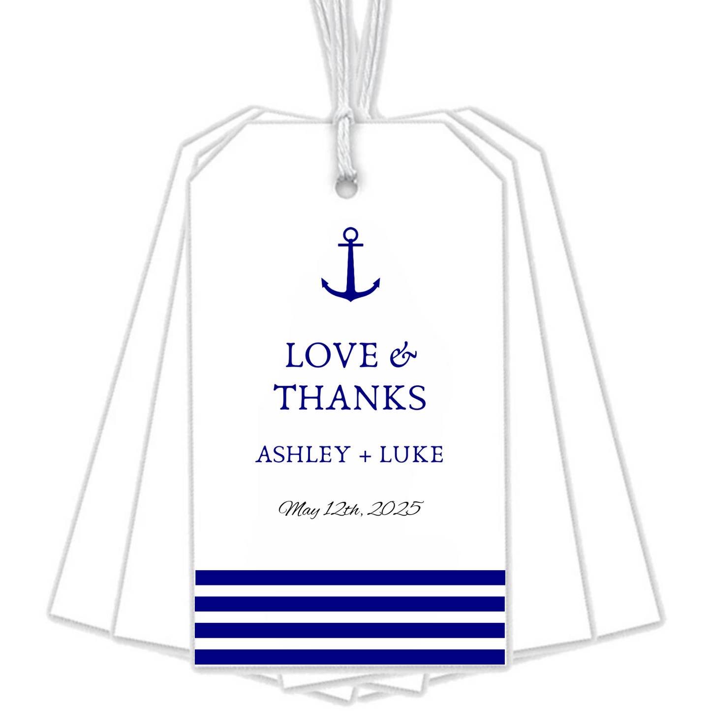 NAUTICAL ANCHOR GIFT TAGS