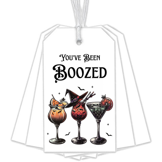 YOU'VE BEEN BOOZED GIFT TAGS