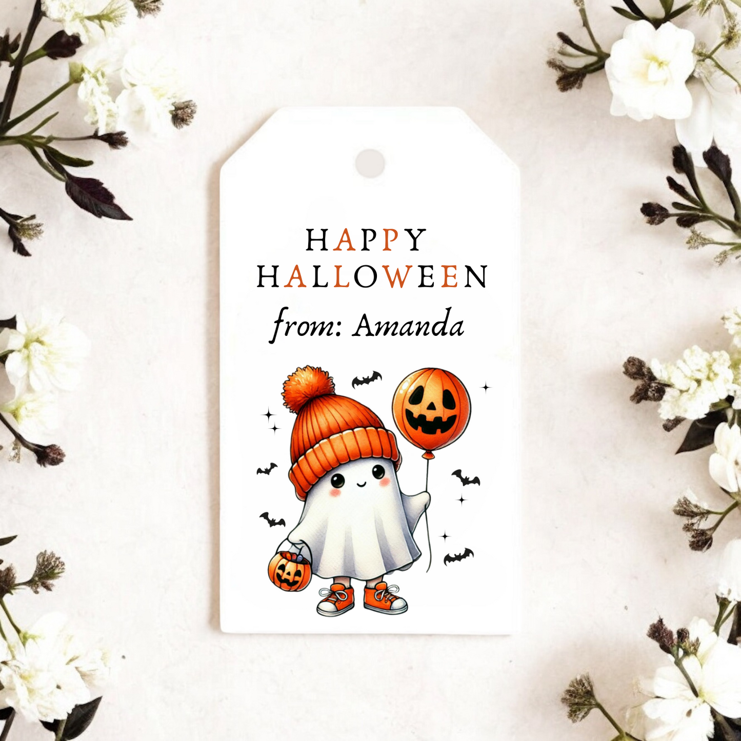 HALLOWEEN GHOST GIFT TAGS