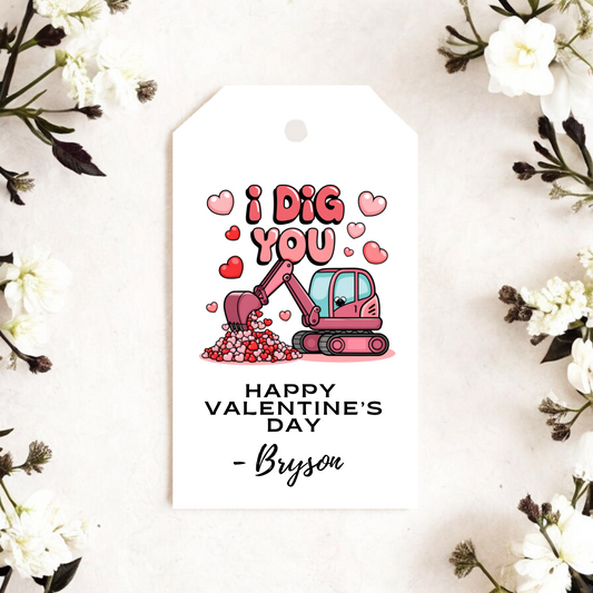 I DIG YOU GIFT TAGS