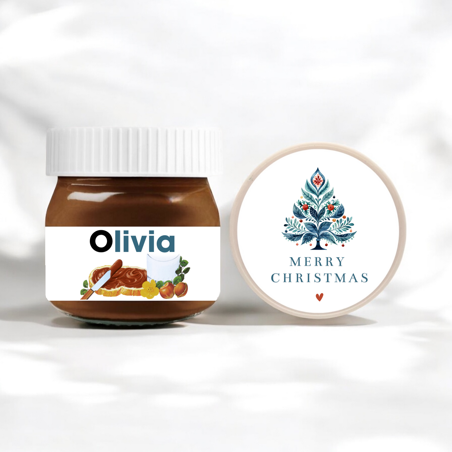 BLUE SCANDINAVIAN TREE MINI NUTELLA