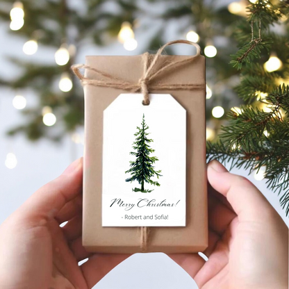 CHRISTMAS TREE GIFT TAGS