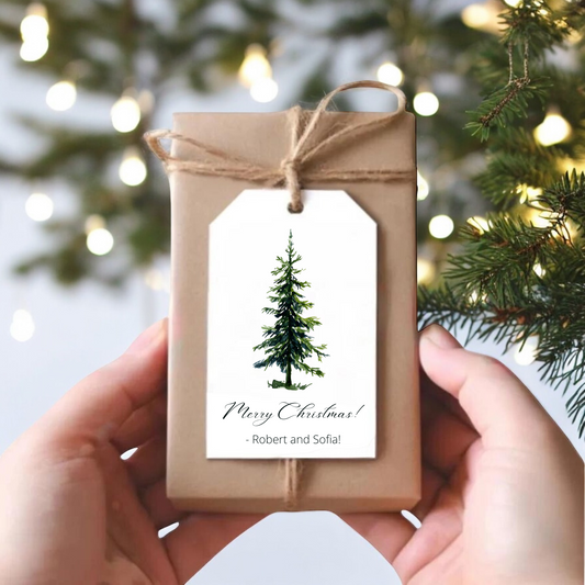 CHRISTMAS TREE GIFT TAGS