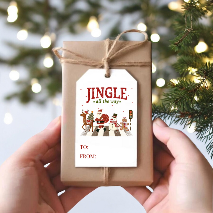 ABBEY ROAD JINGLE ALL THE WAY GIFT TAGS