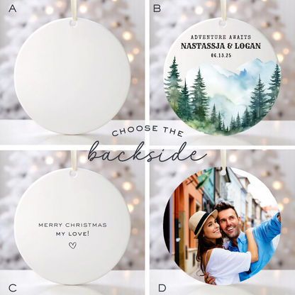 Adventure Awaits Couple's Ornament