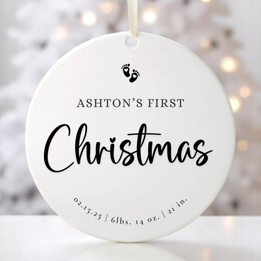 BABY'S FIRST CHRISTMAS ORNAMENT