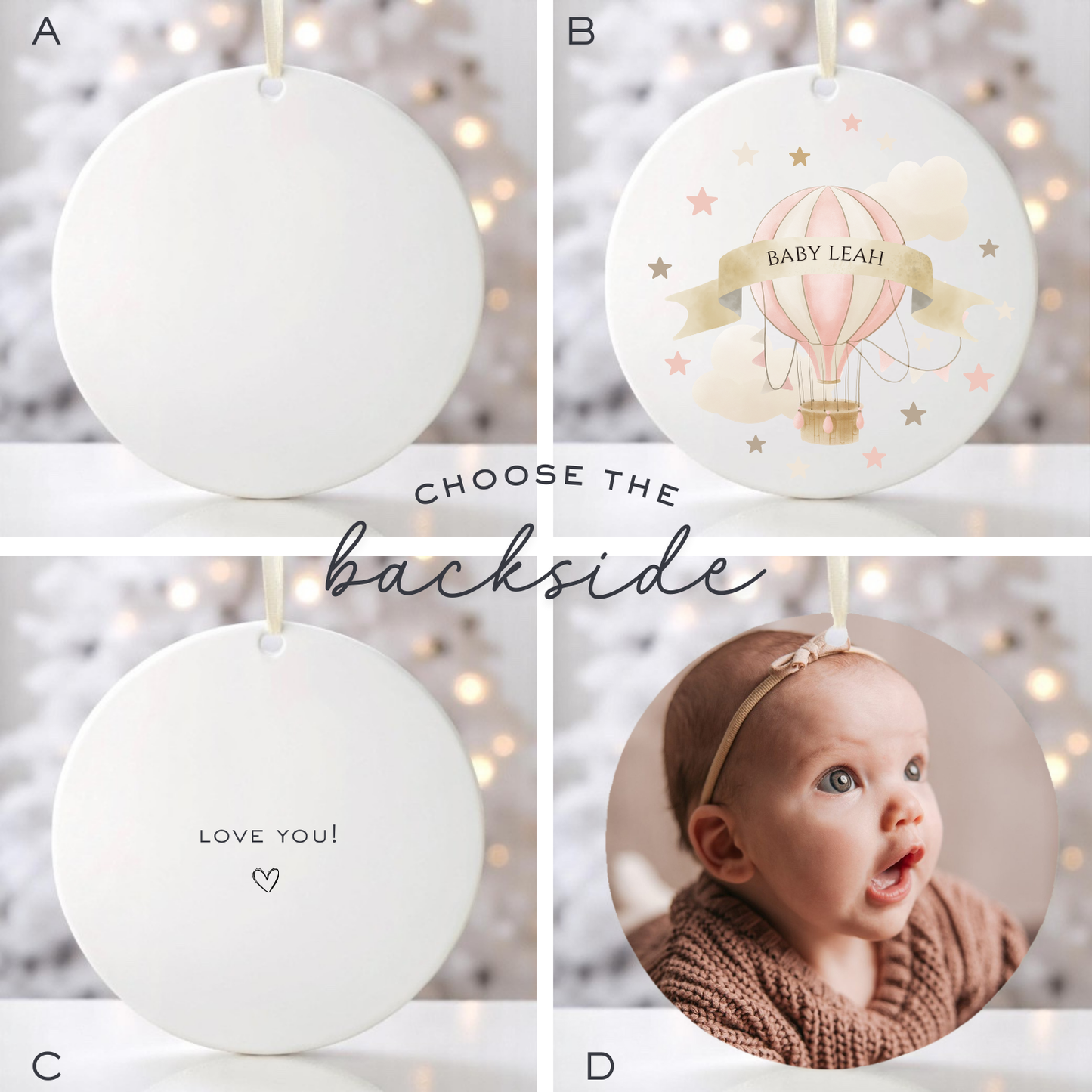HOT AIR BALLOON ORNAMENT