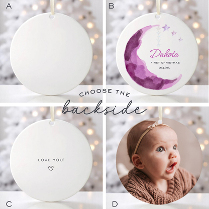 MOON BABY'S FIRST CHRISTMAS ORNAMENT