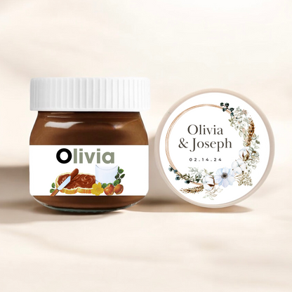 BOHO FLORAL WREATH MINI NUTELLA
