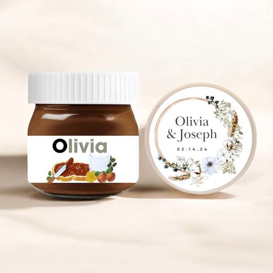BOHO FLORAL WREATH MINI NUTELLA