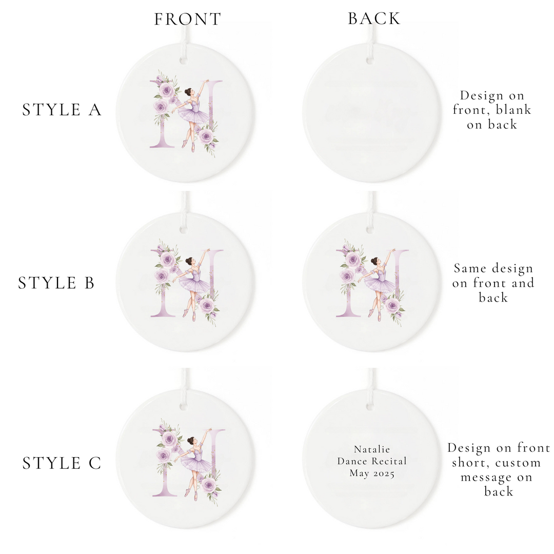 Ballerina Christmas Ornament