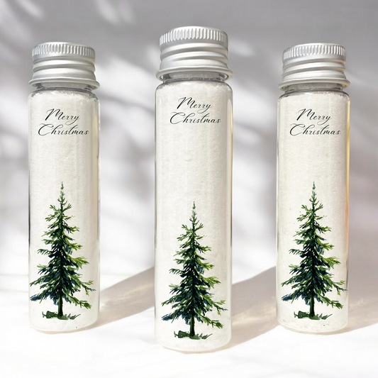 CHRISTMAS TREE BATH SALT FAVORS