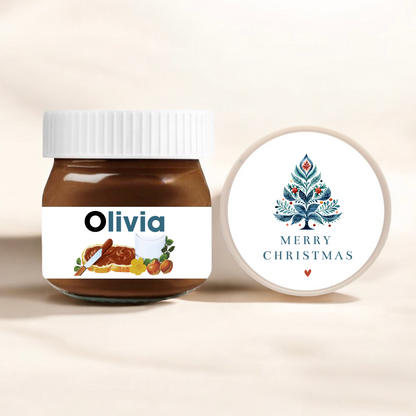 BLUE SCANDINAVIAN TREE MINI NUTELLA