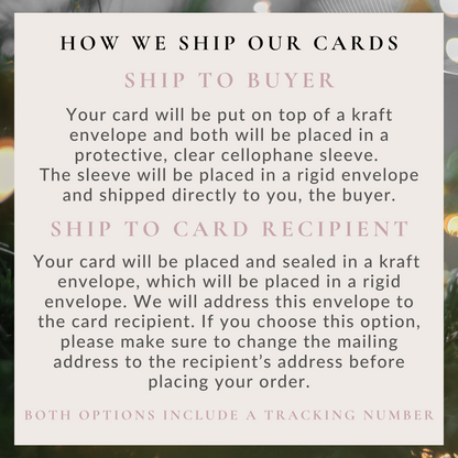JUST A LITTLE NOTE CARD