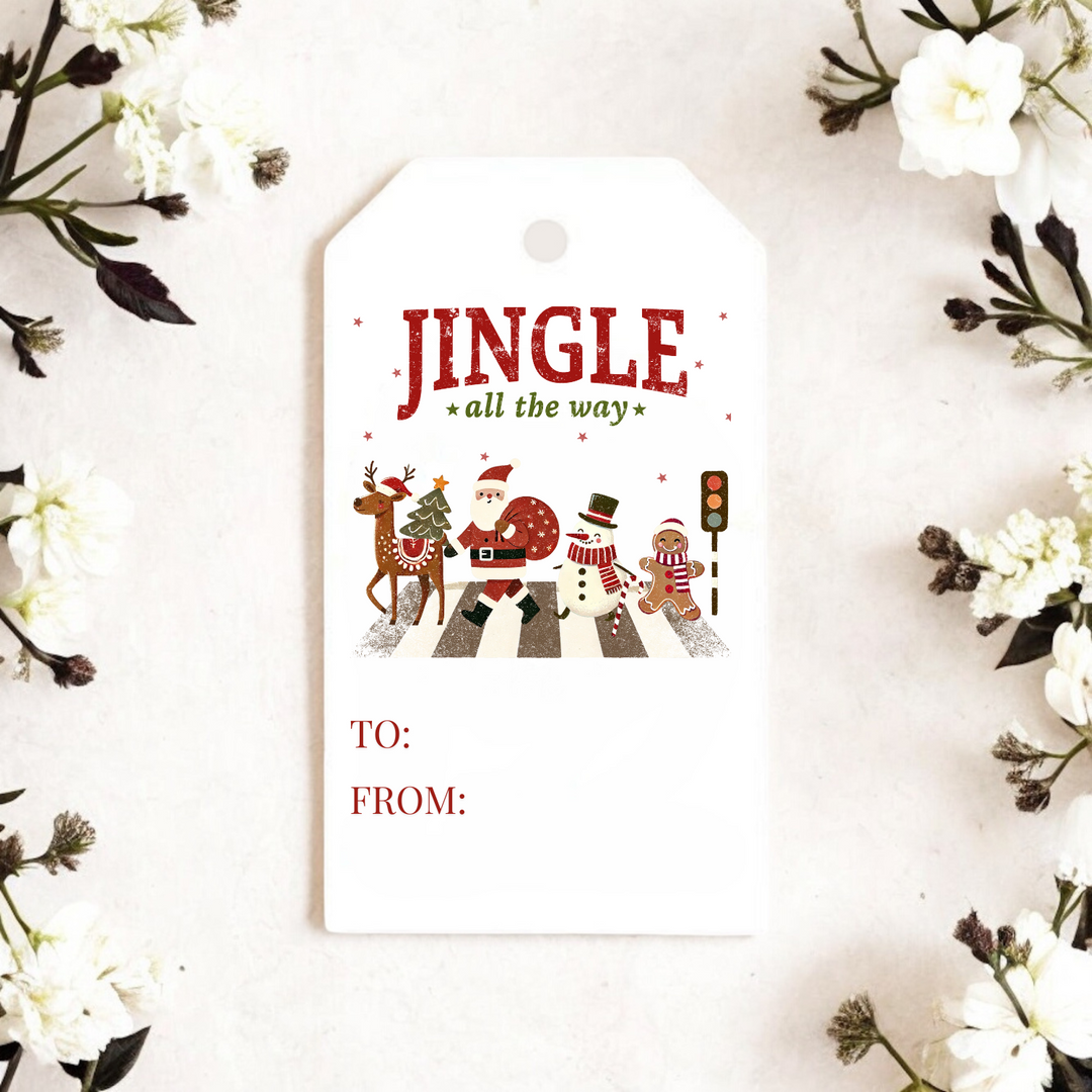 ABBEY ROAD JINGLE ALL THE WAY GIFT TAGS