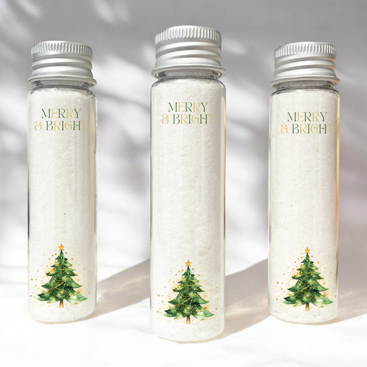 MERRY & BRIGHT BATH SALT FAVORS