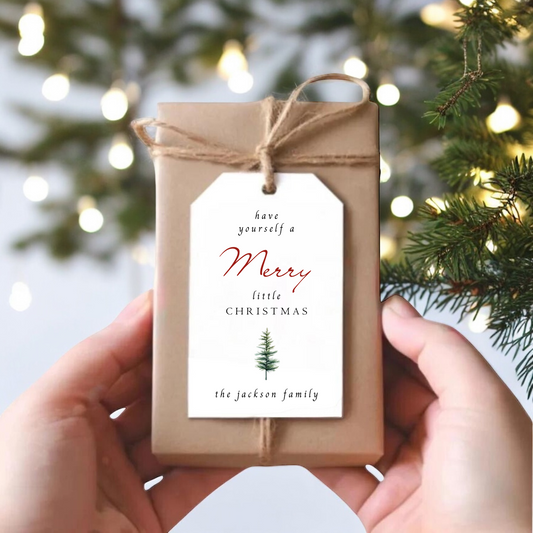 MERRY LITTLE CHRISTMAS GIFT TAGS