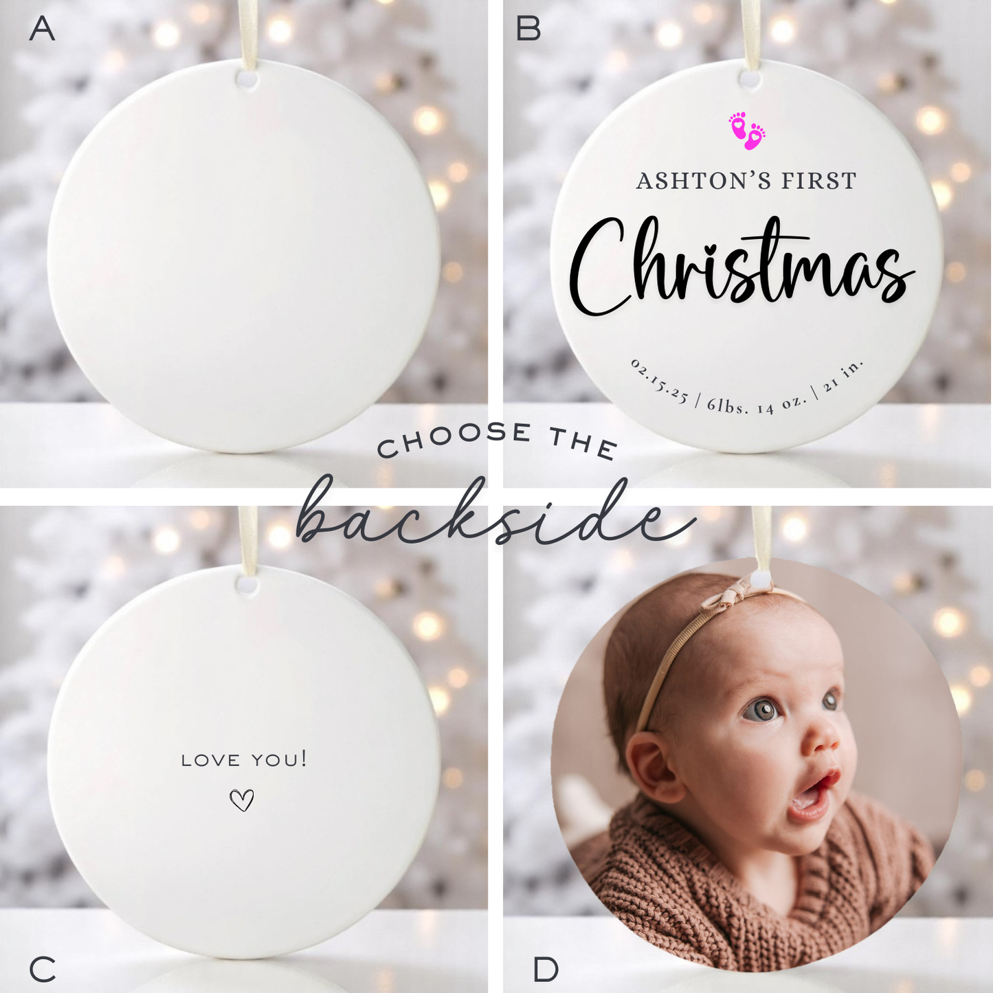 BABY'S FIRST CHRISTMAS ORNAMENT