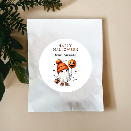HALLOWEEN GHOST LABELS