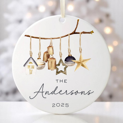 RUSTIC CHRISTMAS ORNAMENT