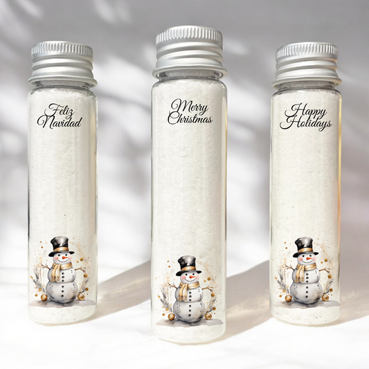 SNOWMAN BATH SALT FAVORS