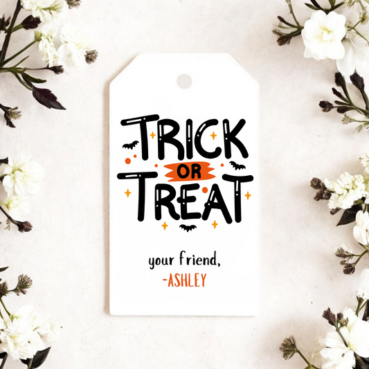 TRICK OR TREAT GIFT TAGS